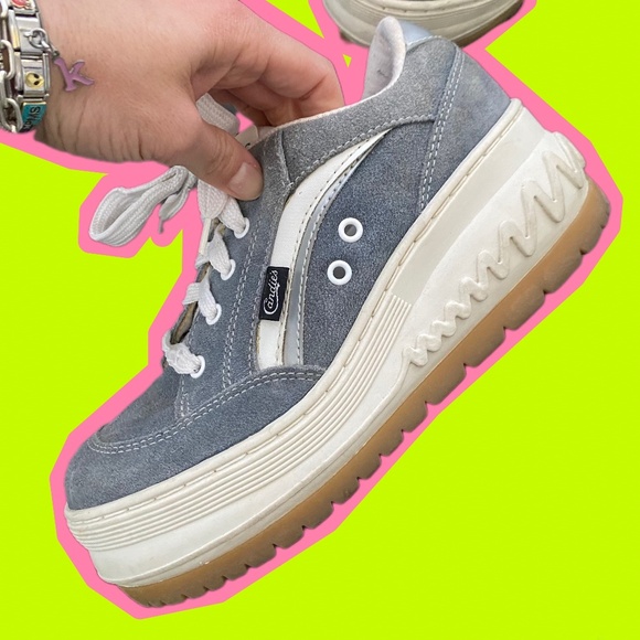 90s Candies Blue Platform Sneakers - Picture 7 of 12